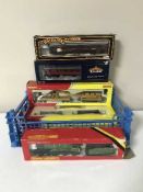 Two baskets of assorted rolling stock including Bachmann,