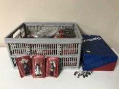 A collection of Del Prado figures and assorted lead military figures