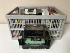 Two crates of boxed and un-boxed die cast vehicles and planes inc.