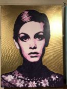 Ant Carver : Audrey Hepburn, a pop art portrait study,