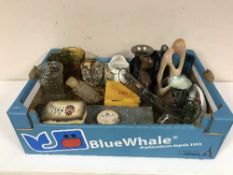 Two boxes of china and glass ware inc.