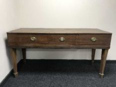 A mahogany table piano case.