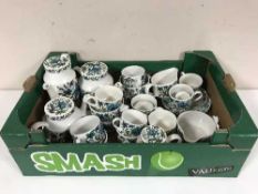 Two boxes of Mid Winter table ware