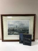 A mahogany framed J.W.