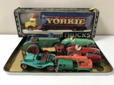 A boxed Corgi Yorkie truck and eight assorted die cast vehicles inc.
