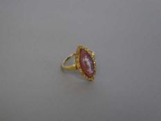 Antique 18ct cameo diamond ring