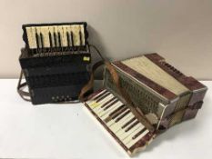 Two accordions