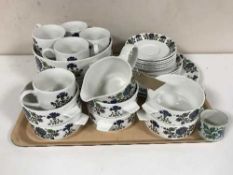 A tray of Mid WInter table ware