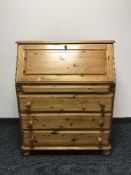 A pine writing bureau