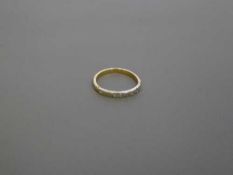 18ct diamond half eternity ring 2.