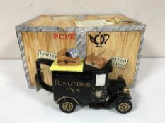 A boxed Ringtons delivery man teapot with certificate