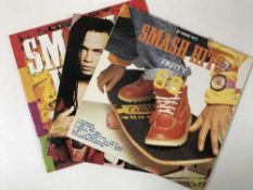 A box of LP records - rock, Smash Hits,
