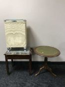 A piano stool, loom s.