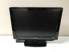 A Dmtech 21 inch TV/DVD and two Sky boxes with remotes