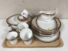 Approximately one hundred and eighty pieces of Royal Grafton Majestic tea and dinner ware
