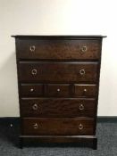 A Stag Minstrel seven drawer chest