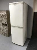 A Hotpoint upright fridge freezer