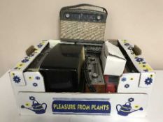 A box of transistor radios,