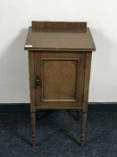 A late Victorian mahogany pot cupboard