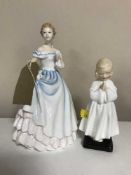 Two Royal Doulton figures,
