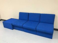 Three reception seats and matching coffee table