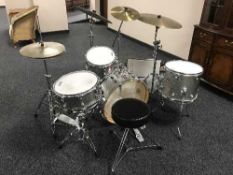 A Premier drum kit with accessories