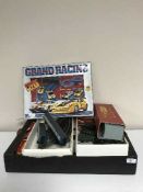 A box of assorted Hornby Railways track,