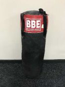 A BBE punch bag with bracket