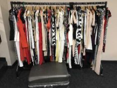 A large quantity of lady's fashion dresses and clothing