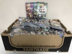 A box of Dr Who DVD collection (some sealed)