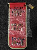 Thirty two Golly pin badges