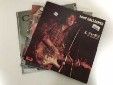 A box and a case of LP records - Paul McCartney,