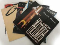 A box of 12 inch singles - rock, Europe,