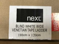 Two boxed Next Venetian blinds,