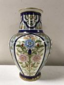 A Noritake lidded vase