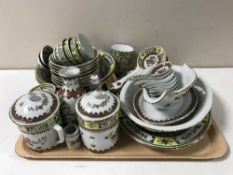 A large Chinese tea and dinner service