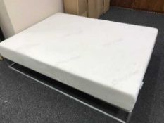 A 5' Ergoflex memory foam mattress,