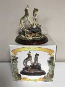 Four boxed Leonardo figures inc.