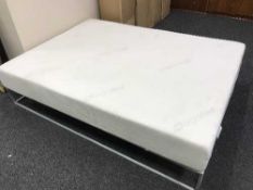 A 5' Ergoflex memory foam mattress,