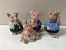 Four Wade Natwest pigs