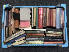 Two boxes of assorted 20th century books including novels,