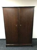 A Stag Minstrel double door wardrobe