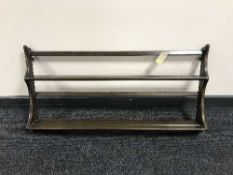 An Ercol plate rack