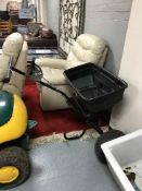 A seed spreading trolley