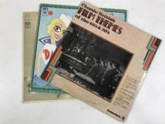 Five boxes contains a large quantity of assorted LP's including Sinatra, easy listening,