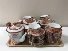 An extensive Japanese dinner service