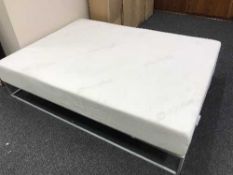 A 5' Ergoflex memory foam mattress,