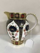 A Royal Crown Derby Old Imari jug, pattern 1128, height 15.