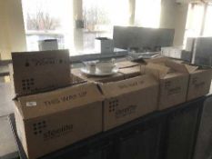 A large quantity of Steellite commercial dinner ware