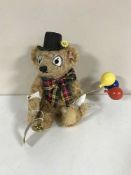 A modern Steiff Teddy bear - clown